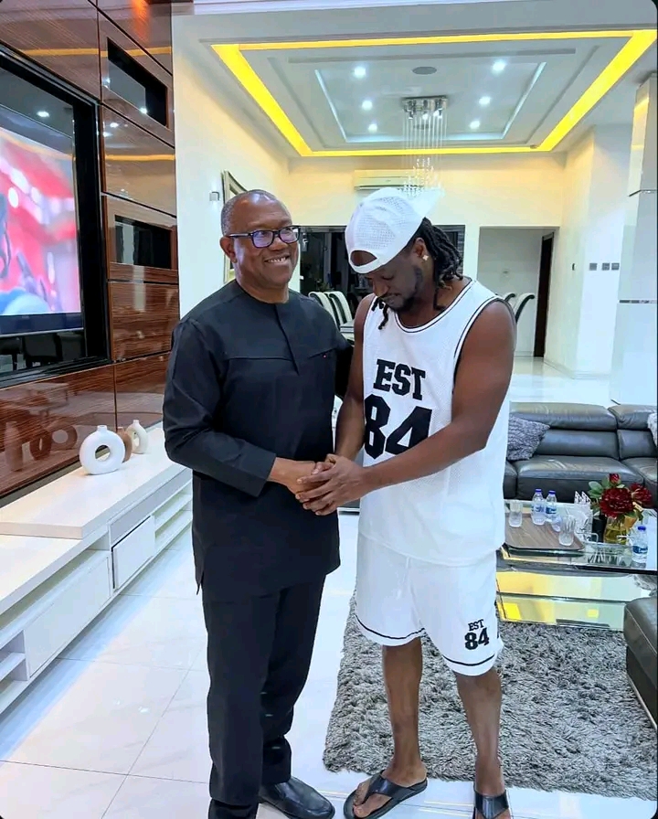 PHOTOS: Peter Obi visits Peter Psquare a day after visiting his brother